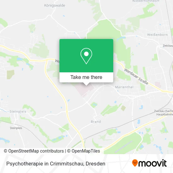 Карта Psychotherapie in Crimmitschau