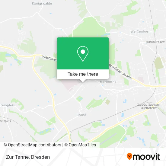 Карта Zur Tanne