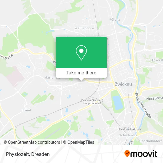 Карта Physiozeit