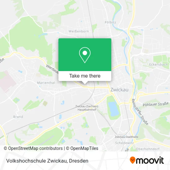 Карта Volkshochschule Zwickau