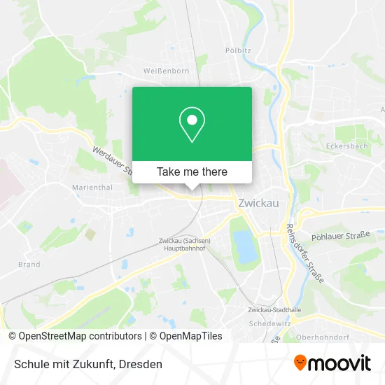 Карта Schule mit Zukunft