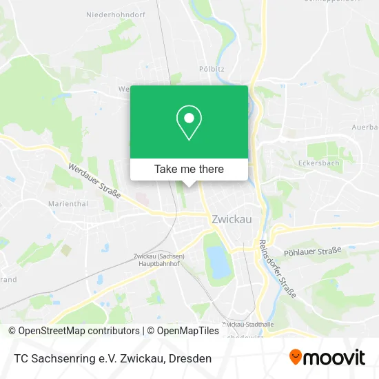 Карта TC Sachsenring e.V. Zwickau