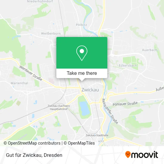 Карта Gut für Zwickau