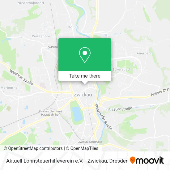 Aktuell Lohnsteuerhilfeverein e.V. - Zwickau map