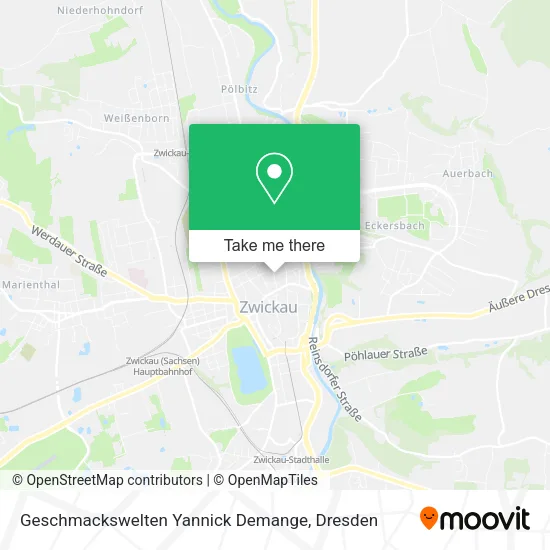 Карта Geschmackswelten Yannick Demange