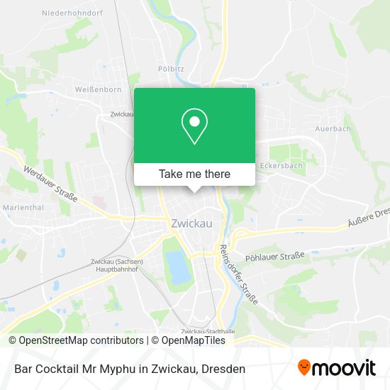 Карта Bar Cocktail Mr Myphu in Zwickau