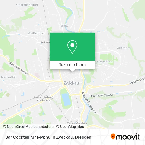 Карта Bar Cocktail Mr Myphu in Zwickau