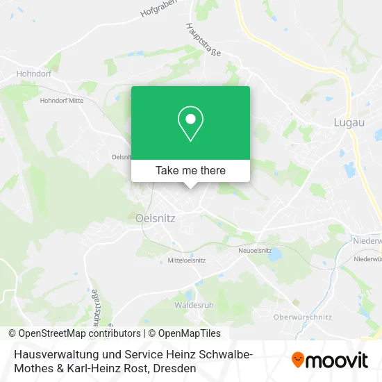 Карта Hausverwaltung und Service Heinz Schwalbe-Mothes & Karl-Heinz Rost