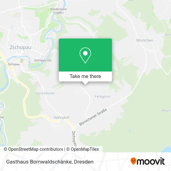 Карта Gasthaus Bornwaldschänke