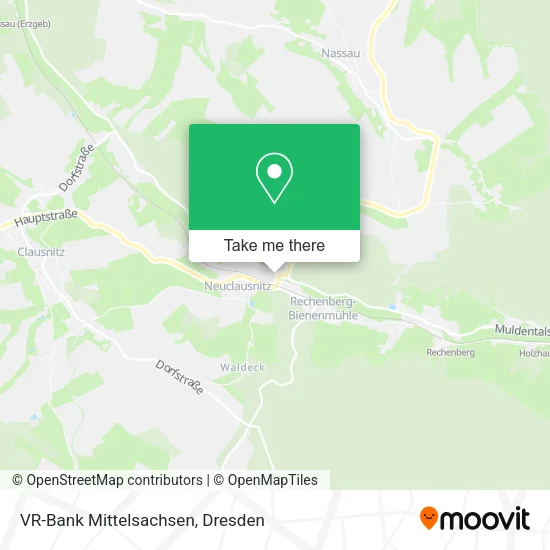Карта VR-Bank Mittelsachsen