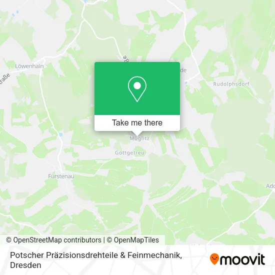 Карта Potscher Präzisionsdrehteile & Feinmechanik