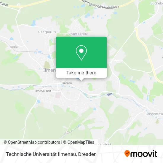 Карта Technische Universität Ilmenau