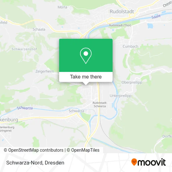Карта Schwarza-Nord