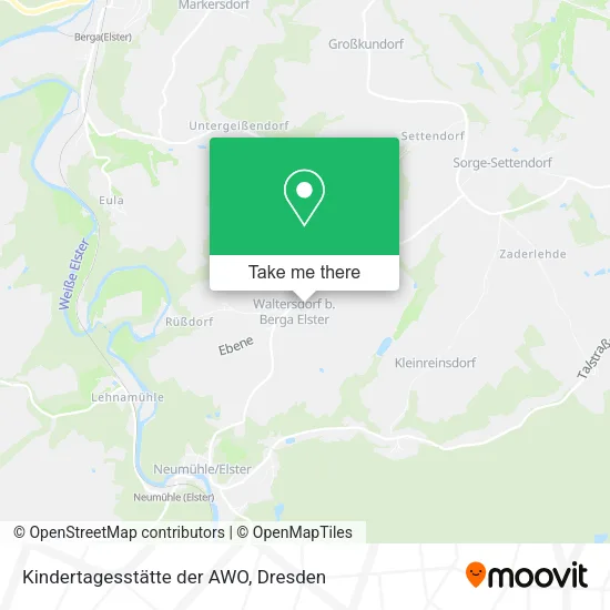 Карта Kindertagesstätte der AWO