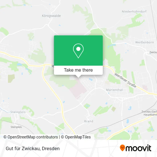 Карта Gut für Zwickau