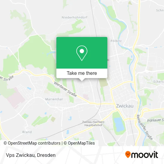 Карта Vps Zwickau