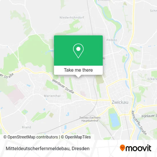 Карта Mitteldeutscherfernmeldebau