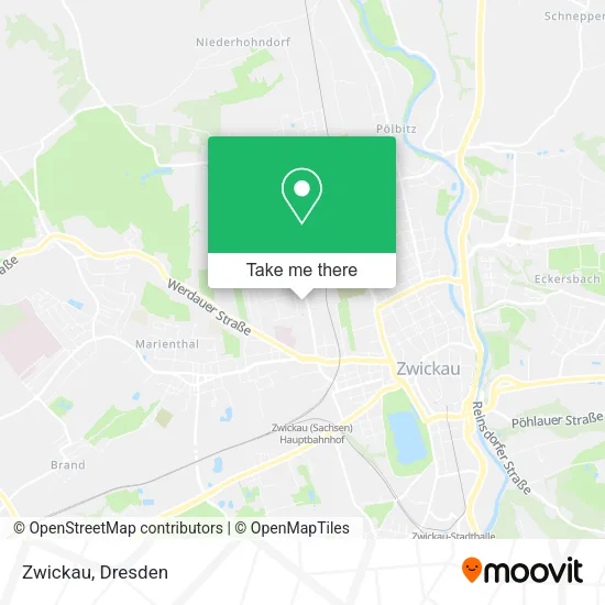 Карта Zwickau