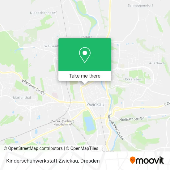 Карта Kinderschuhwerkstatt Zwickau