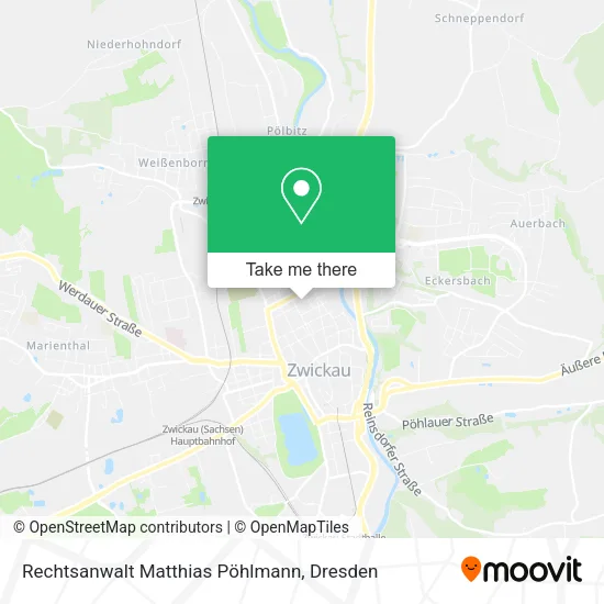Карта Rechtsanwalt Matthias Pöhlmann