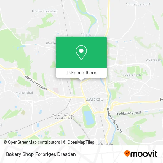 Карта Bakery Shop Forbriger