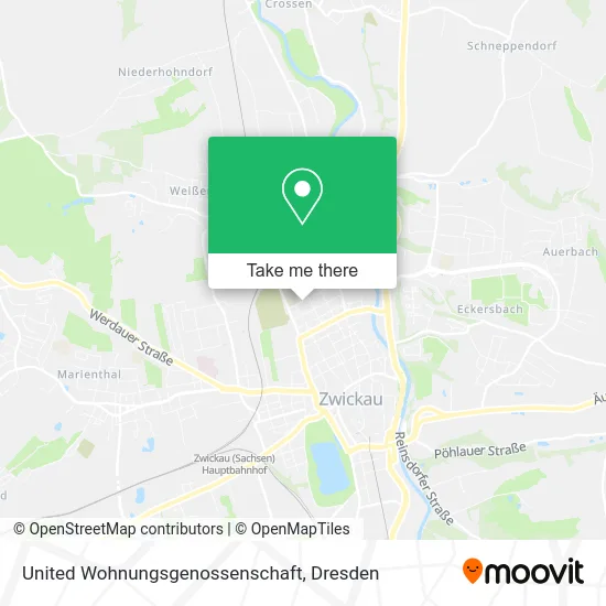 Карта United Wohnungsgenossenschaft