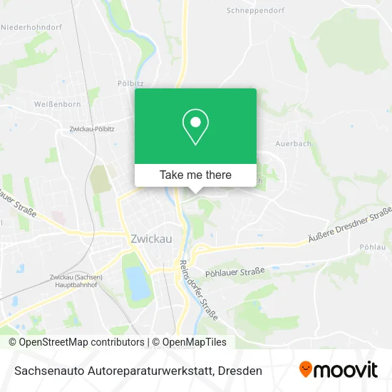 Карта Sachsenauto Autoreparaturwerkstatt