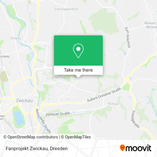 Карта Fanprojekt Zwickau