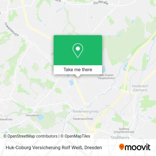 Карта Huk-Coburg Versicherung Rolf Weiß