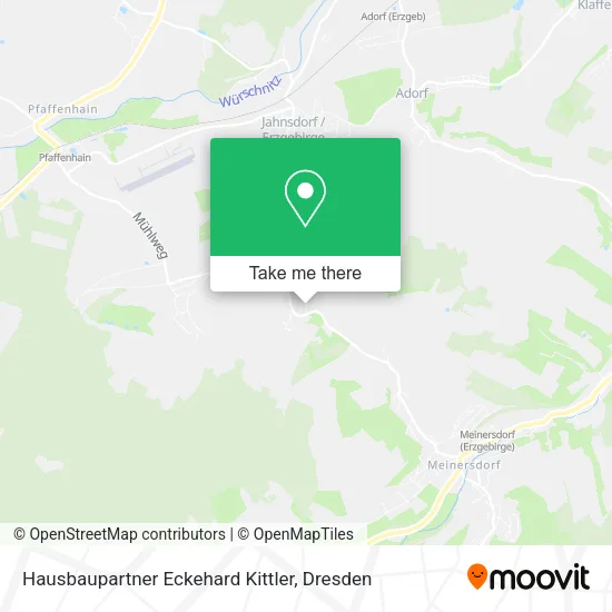 Карта Hausbaupartner Eckehard Kittler