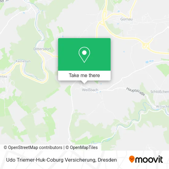 Карта Udo Triemer-Huk-Coburg Versicherung