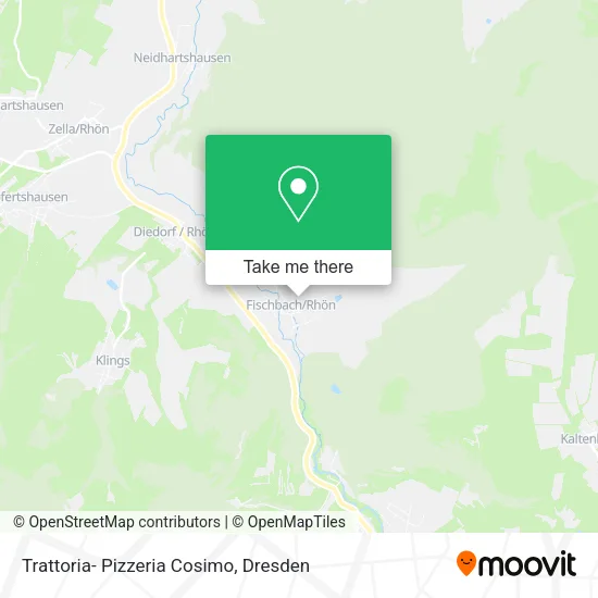 Карта Trattoria- Pizzeria Cosimo