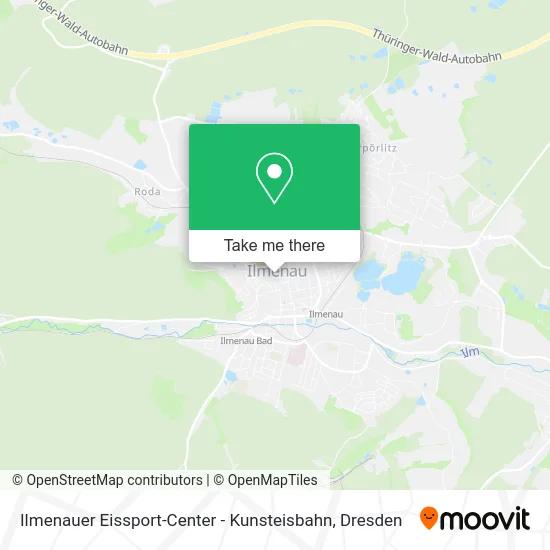 Карта Ilmenauer Eissport-Center - Kunsteisbahn