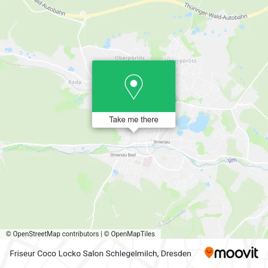 Карта Friseur Coco Locko Salon Schlegelmilch