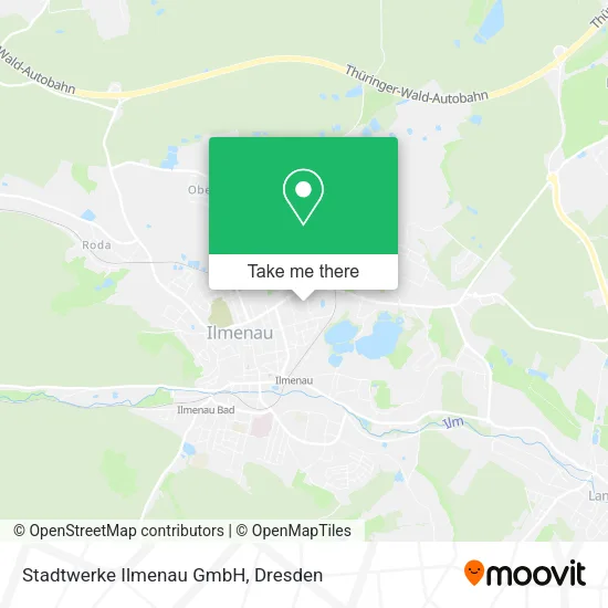 Карта Stadtwerke Ilmenau GmbH