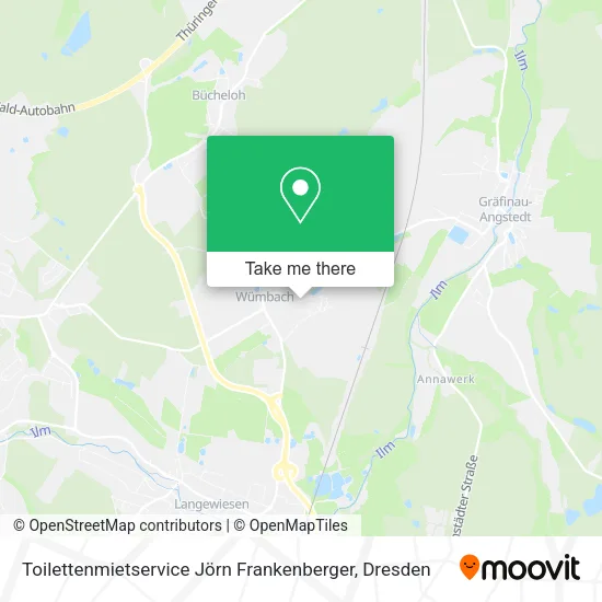 Карта Toilettenmietservice Jörn Frankenberger