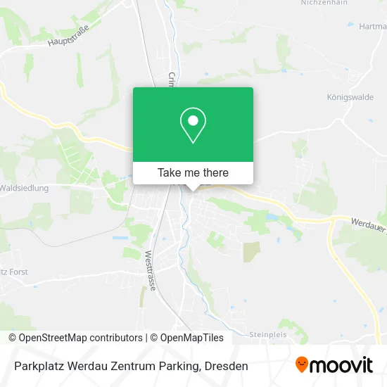 Карта Parkplatz Werdau Zentrum Parking