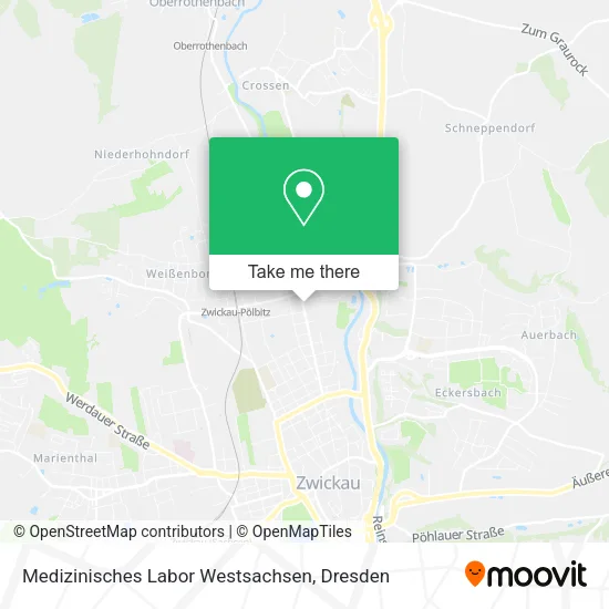 Карта Medizinisches Labor Westsachsen