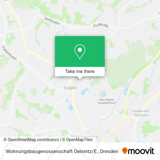 Карта Wohnungsbaugenossenschaft Oelsnitz / E.