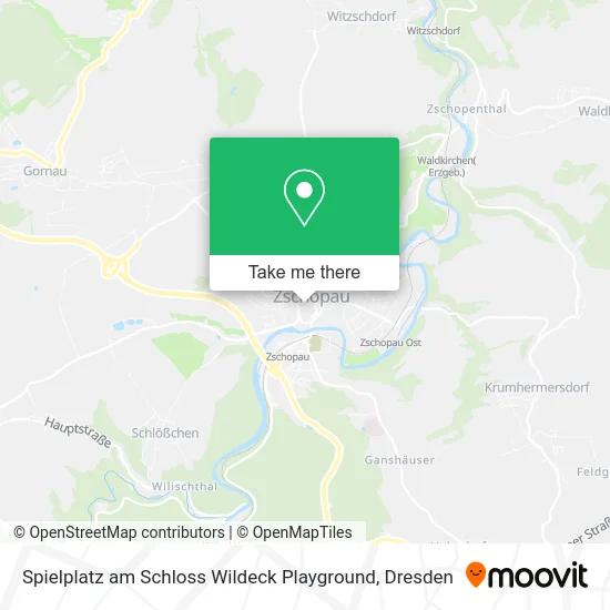 Карта Spielplatz am Schloss Wildeck Playground