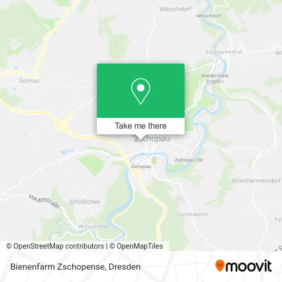 Карта Bienenfarm Zschopense