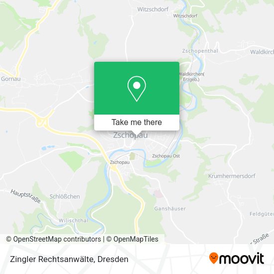 Карта Zingler Rechtsanwälte