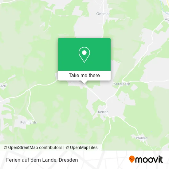 Карта Ferien auf dem Lande