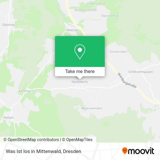 Карта Was Ist los in Mittenwald