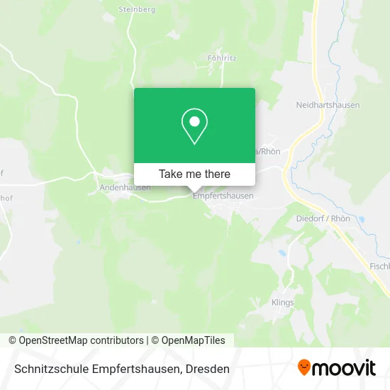 Карта Schnitzschule Empfertshausen