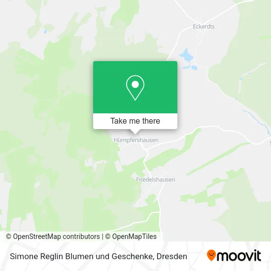 Карта Simone Reglin Blumen und Geschenke