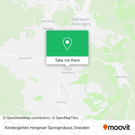 Карта Kindergarten Hergeser Springmäuse
