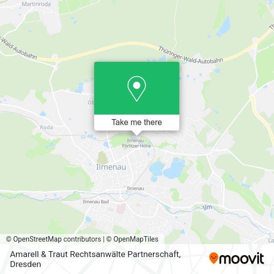 Карта Amarell & Traut Rechtsanwälte Partnerschaft