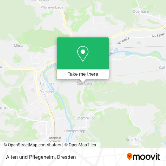 Карта Alten und Pflegeheim