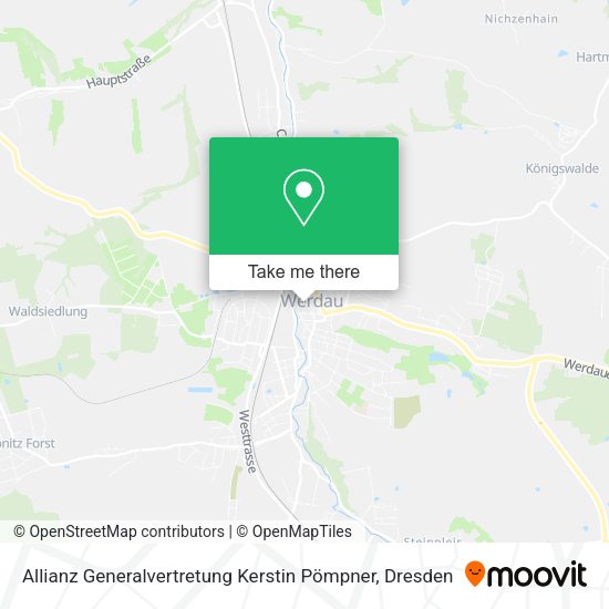 Карта Allianz Generalvertretung Kerstin Pömpner